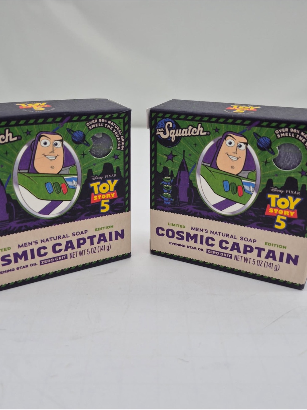 *Limited Edition* Dr. Squatch Toy Story 5 Cosmic Captain Men's Soap (Set Of 2)